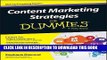 [PDF] Content Marketing Strategies For Dummies Popular Collection