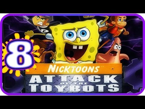 Nicktoons: Attack of the Toybots Walkthrough Part 8 (PS2, Wii)