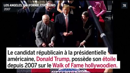 L'étoile de Trump vandalisée sur le Walk of Fame