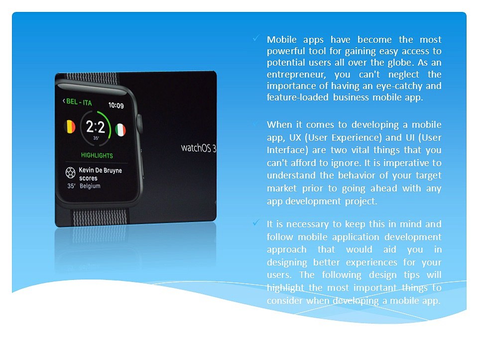 Seven UI design Amazing tips when developing mo...