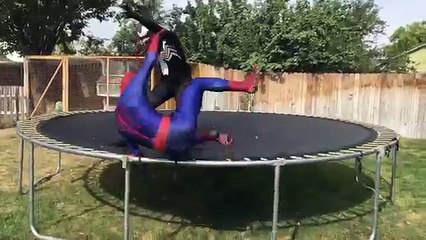 Spiderman vs Venom vs Deadpool - In Real Life | Superhero Battle!