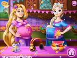 Elsa and Rapunzel Pregnant BFFs Newborn Baby Caring Games