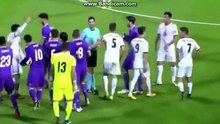 Big fight between real madrid players and Cultural Leonesa Players 26.10.2016