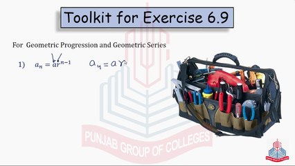 Geometric Progression And Geometric Series