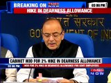 Cabinet Approves 2% DA For Central Government Employees