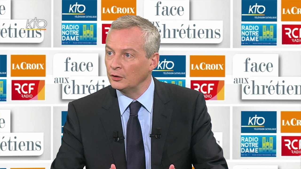 Bruno Lemaire - "Je vais répondre aux évêques de France"