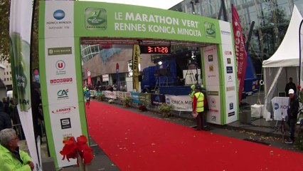 Arrivée Patrick Marathon de Rennes 2016