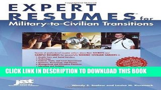 Best Seller Expert Resumes for Military-To-Civilian Transitions Free Read