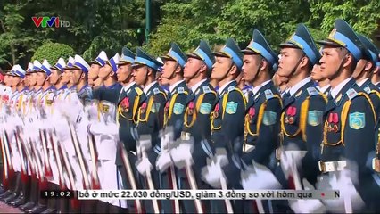 Chủ tịch nước Trần Đại Quang tiếp Tổng thống Myanmar thăm cấp nhà nước Việt Nam