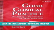 Best Seller Good Clinical Practice: Standard Operating Procedures for Clinical Researchers Free