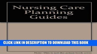 [FREE] EBOOK Nursing Care Planning Guides ONLINE COLLECTION