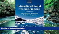 Big Deals  International Law and the Environment  Best Seller Books Best Seller