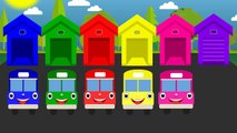 Colors for Children to Learn with Color Bus Toy - Colours for Kids to Learn - Learning Videos