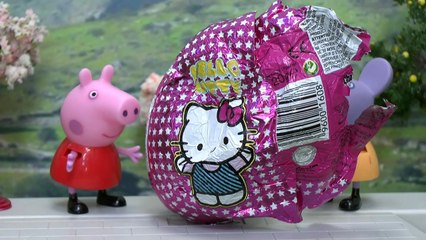 Peppa Pig Play Doh Egg Surprise Barbie Princess Thomas and Friends Kinder Disney Cars Hello Kitty