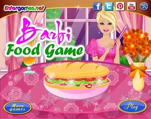 barbie food game