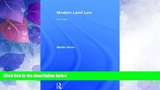 Big Deals  Modern Land Law  Full Read Best Seller