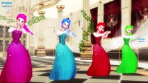 Frozen Elsa Fairy Green Princess | Little Babies Ringa Ringa Roses Nursery Rhymes Compilation