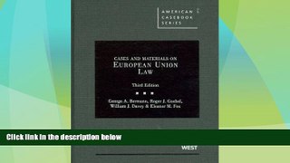 Big Deals  Cases and Materials on European Union Law, 3d (American Casebook Series)  Full Read