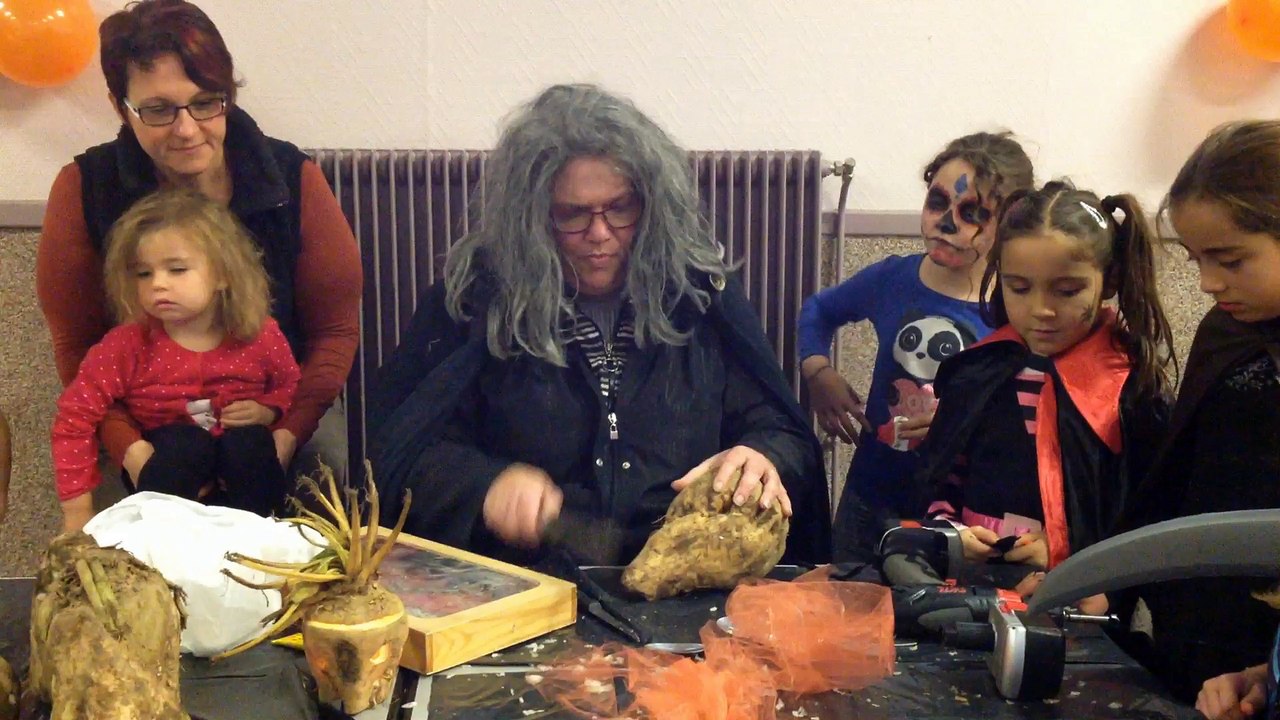 Réaliser sa betterave d'Halloween