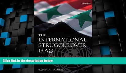 Big Deals  The International Struggle Over Iraq: Politics in the UN Security Council 1980-2005