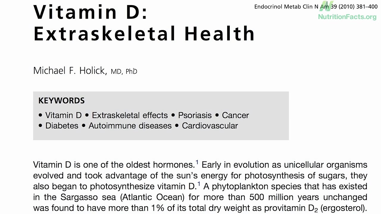 How the Institute of Medicine arrived at their vitamin D recommendation