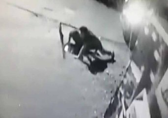 Kablo hırsızları kamerada