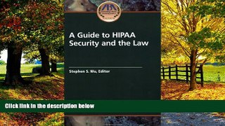Big Deals  A Guide to HIPAA Security and the Law  Best Seller Books Best Seller
