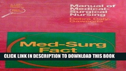 [FREE] EBOOK Med-Surg Fact Finger: Manual of Medical-Surgical Nursing (Little, Brown Nursing Fact