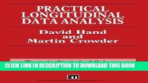 Best Seller Practical Longitudinal Data Analysis (Chapman   Hall/CRC Texts in Statistical Science)