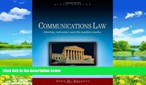 Big Deals  Communications Law: Liberties, Restraints, and the Modern Media (Wadsworth Series in