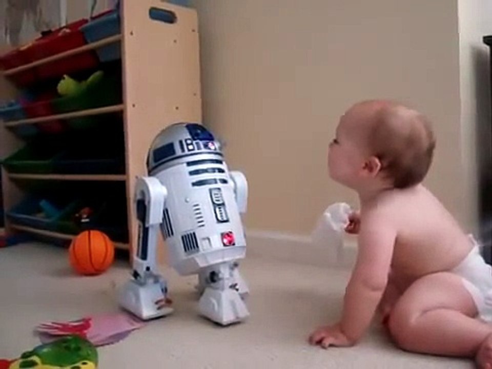 Bebe Hablando Con R2D2! MUY DIVERTIDO! â˜… bebes divertidos   risa bebe   bebes chistosos   bebe humor