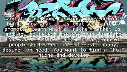 Learn What A Niche Market Is