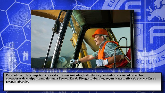 Tarjeta Profesional del Metal (TPM). Operadores de Equipos Manuales (Curso Intensivo 6 horas)