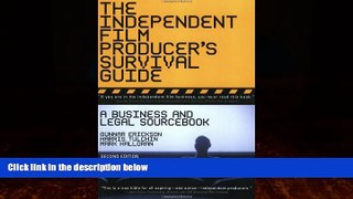 Books to Read  The Independent Film Producer s Survival Guide: A Business And Legal Sourcebook 2nd