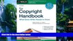 Big Deals  The Copyright Handbook: What Every Writer Needs to Know  Best Seller Books Most Wanted