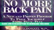 Ebook No More Back Pain: A New and Proven Program to Free Yourself from Back Pain for Life Free