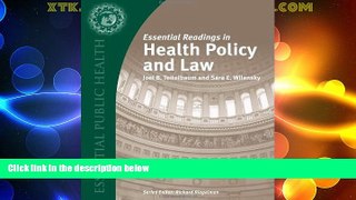 Big Deals  Essential Readings In Health Policy And Law (Essential Public Health)  Full Read Best