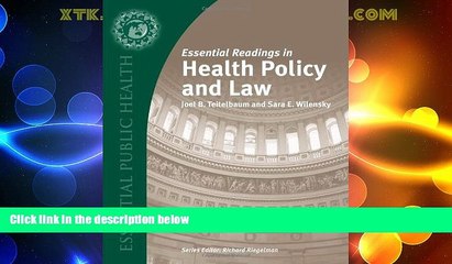 Big Deals  Essential Readings In Health Policy And Law (Essential Public Health)  Full Read Best