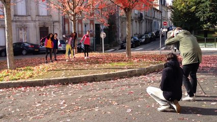 Une prestation originale de danse avec Nicolas Habas à Angoulême (images Julie Koch)
