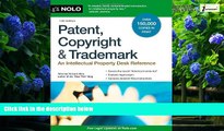 Books to Read  Patent, Copyright   Trademark: An Intellectual Property Desk Reference  Best Seller
