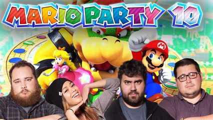Lets Play MARIO PARTY 10 w/ EatMyDiction, The Completionist, MissesMae, and BigMacNation
