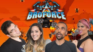 Let's Play BROFORCE with TheZombiUnicorn, RecklessTortuga, ChilledChaos, and 2MGoverCsquared2