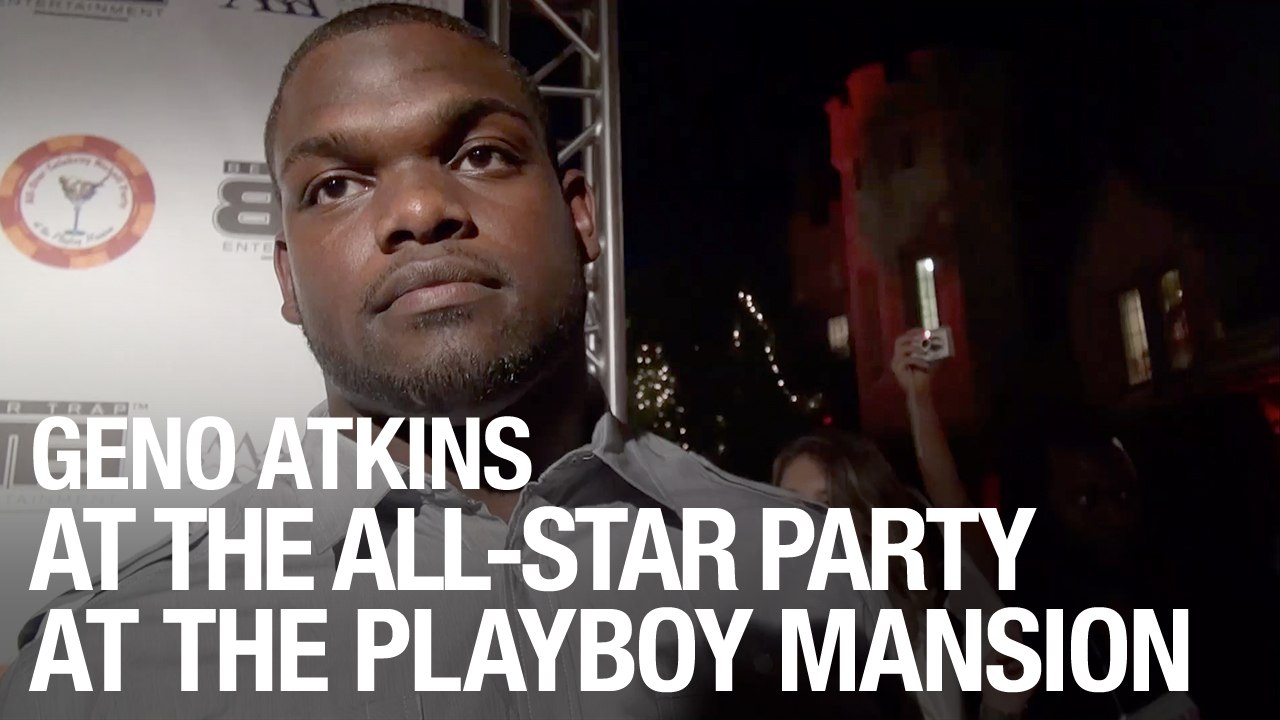 Geno Atkins Interview at the All-Star Celebrity Kickoff Party at The Playboy Mansion