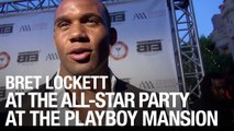 Bret Lockett Interview at the All-Star Celebrity Kickoff Party at The Playboy Mansion