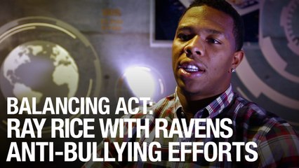Balancing Act: Ray Rice Shows Leadership With Ravens And Anti-Bullying Efforts