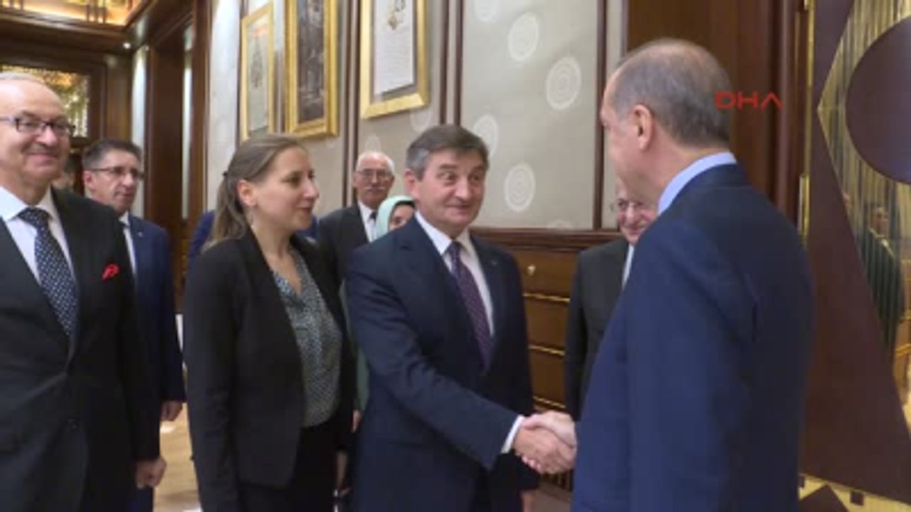 Cumhurbaşkanı Erdoğan, Polonya Ulusal Meclis Başkanı Kuchcinski'yi Kabul Etti