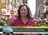 Venezolanos llenan las calles aledañas al Palacio de Miraflores