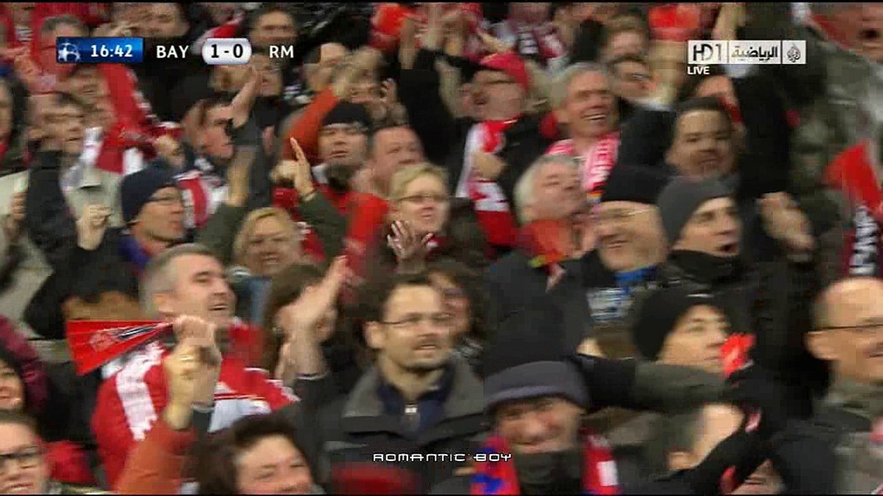 اهداف مباراة بايرن ميونيخ و ريال مدريد 2-1 نصف نهائي دوري الابطال 2012