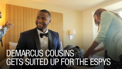 DeMarcus Cousins Gets Suited Up For the ESPYS
