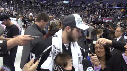 Stanley Cup Champion Kyle Clifford Interview with Baby Son